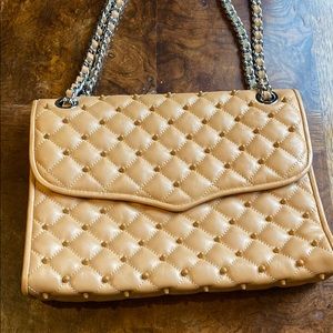 Rebecca Minkoff Studded Quilted Studded Crossbody Bag